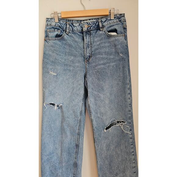 Dynamite Denim Heidi Jeans Jamba Large Wide Leg, Distressed, Sz 8/29 - Picture 2 of 11